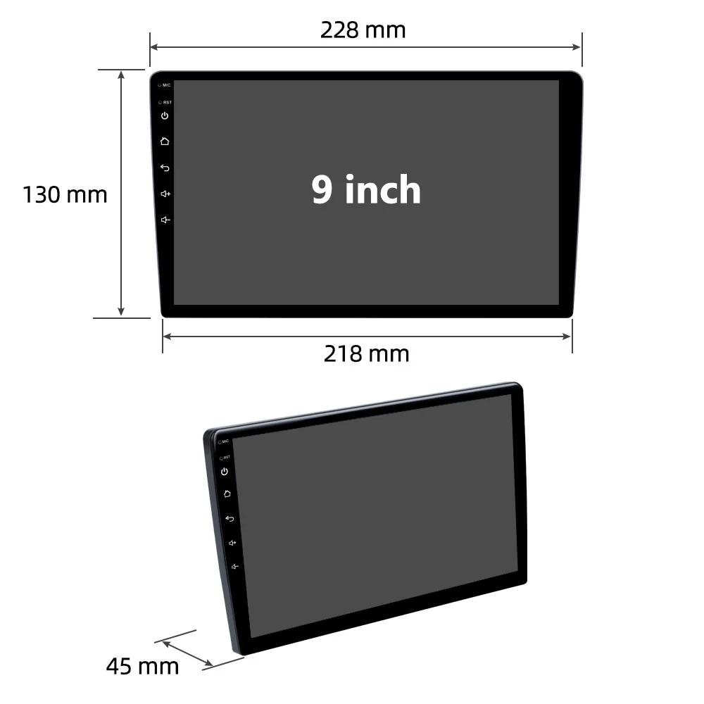 9 Inch Car Radio Universal Multimedia Player 8 Core Carplay Android Auto 4G Stereo 2 Din Android Head Unit