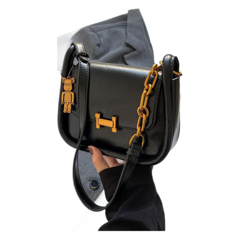 Women's Retro Maillard Bag: 2024 Autumn/Winter High-End Versatile Shoulder Bag