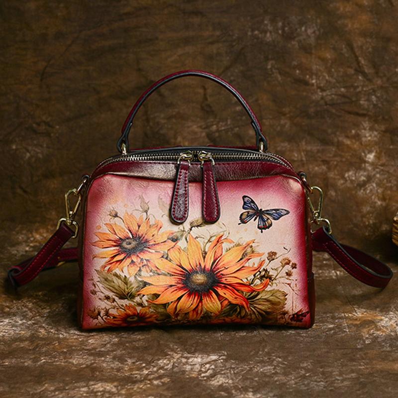 

модные сумки через плечо для женщин, высококачественные небольшие квадратные сумки через плечо, винтажные расписные женские сумки