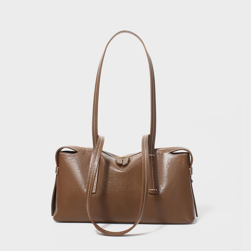 Handbag, Autumn and Winter Commuting Bag, Women's Genuine Leather Bag, High-end Women's Bag, Large Capacity Tote Bag, Shoulder Bag