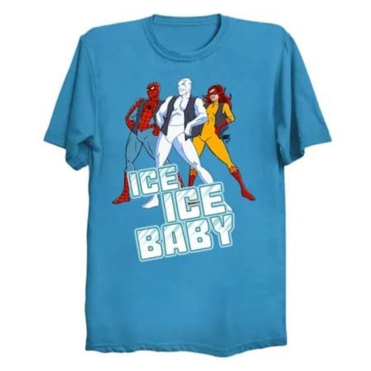 Vintage Ice Ice Baby Vanilla Ice Blue Cotton S to 5XL Shirt  TU370 Unisex T-Shirt XXXXL