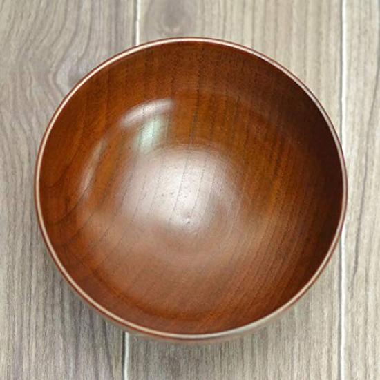 Wooden Soup Dishwasher Miyako Soup with Wood Grain Set of 5 Bowls, Safe, Bowls, Finish,