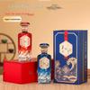 Gradient Glass Baijiu Bottle Set - 500ml Original Pulp Collection Series - Thickened Empty Bottles