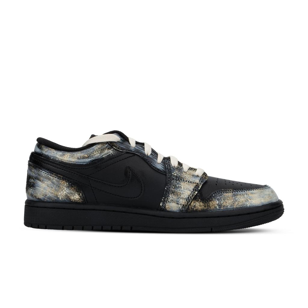 Jordan Air Jordan 1 Monster Lab, Arrogance Niskie Klasyczne Buty Koszykarskie Męskie Czarne Czerwone Złote 553558-093(Team445-)