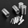4pcs Stainless Steel Advertising Sign Fixing Screws Hollow Glass Standoff Pin (19*30mm)
