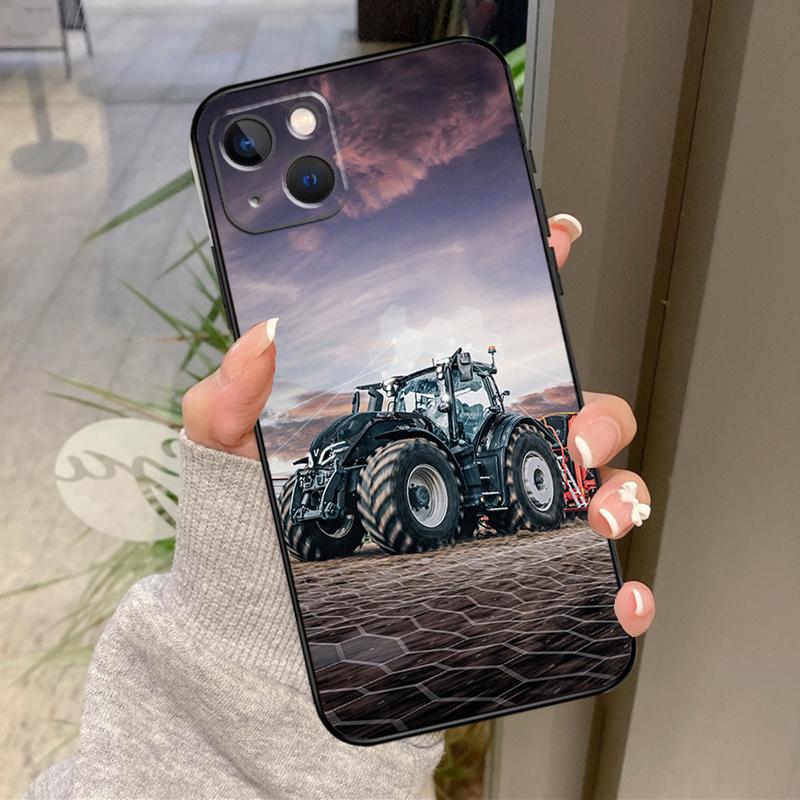 Farm Vehicle Tractor Case For iPhone 17 Pro Max 15 14 13 12 11 16 Pro Max Plus 12 13 Mini 16e 17 Air Back Cover