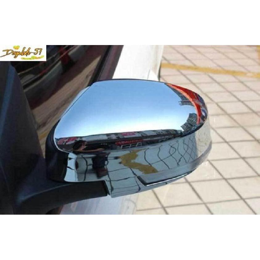 Rear View Side Mirror Cover Trim 2PCS For Ford Focus ST RS 2012-2018 Chrome