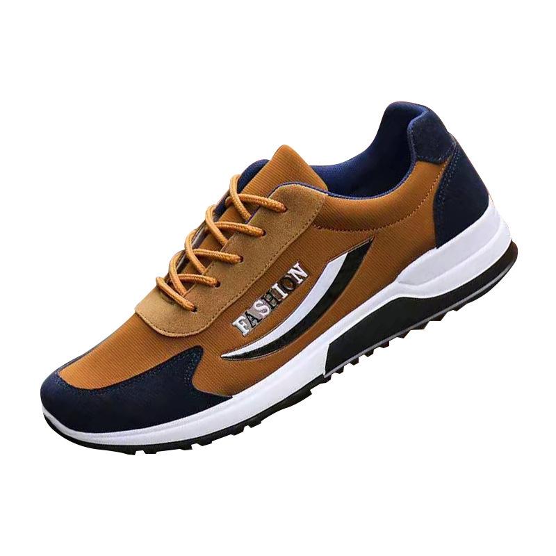 Scarpe Casual Traspiranti in Tessuto Primaverile da Uomo con Suola Spessa - Sneakers alla Moda per Viaggio e Sicurezza