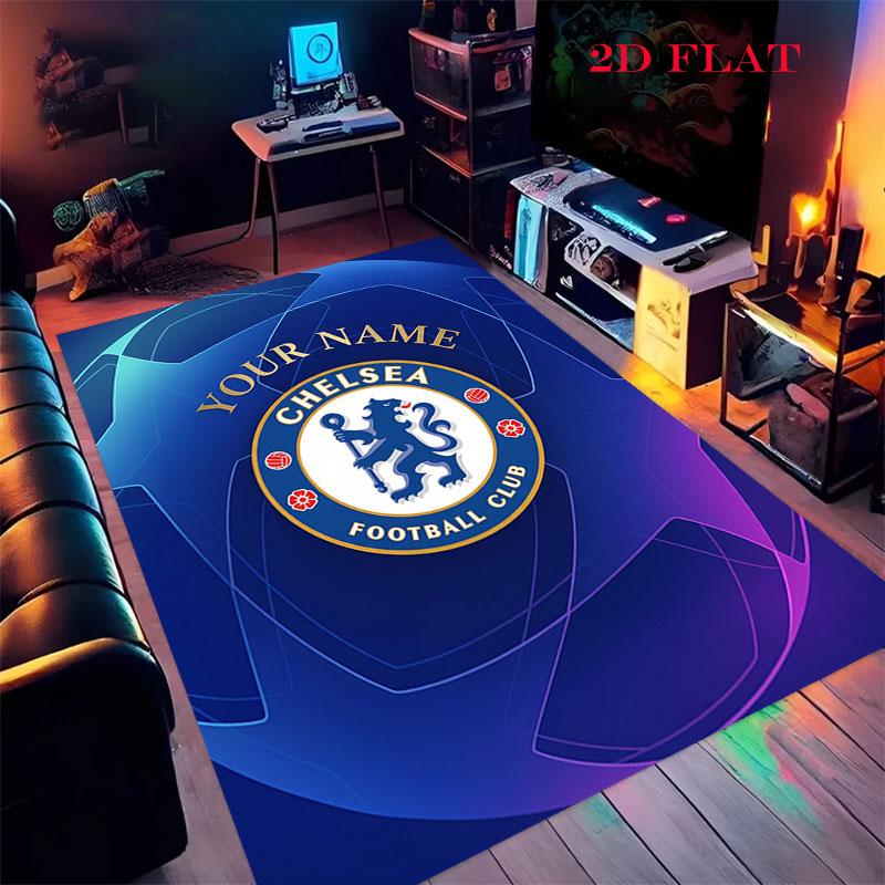 Custom Chelsea F.C Carpet Rug for Living Room Bedroom Home Sofa Decoration,Kids play Nonslip Floor Mat