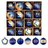 16/45PCS Plastic Christmas Ball Set 3-6cm Electroplated Xmas Ornament Ball Reindeer Snowflakes Christmas Tree Balls Storefront