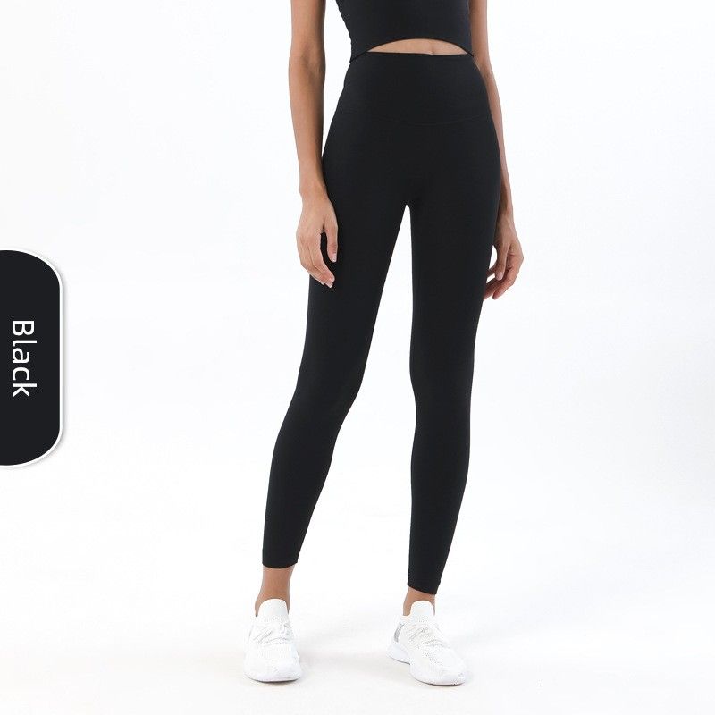 

Luohua Yin Nude Feel No Embarrassment Line Peach Hip Fitness Pants Women s Sportswear Skinny Hip Raise High Waist Seamless Yoga Pants Black L (Recommendation 58.00 kg-65.00 kg