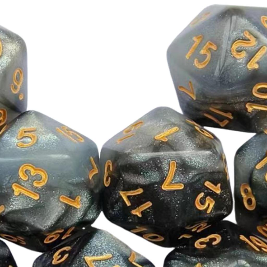 Polyhedral Dice Assortment for Interactive Gaming Sessions