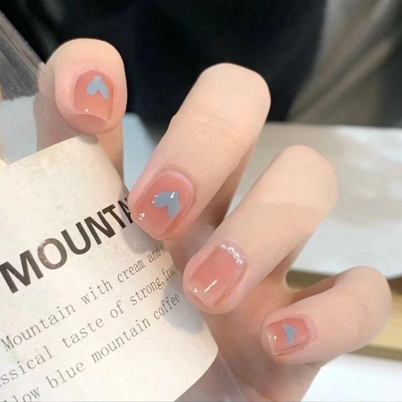 B337 Mädchenhafte Fantasie Trendige und entzückende Nagelkunst für Schülerinnen und Teenager