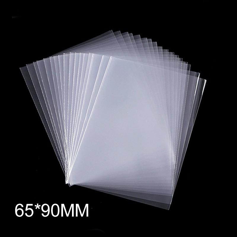 100 шт. Прозрачные протекторы для карт разных размеров. Протекторы для карт для игры Magic, Таро, Покера. Коллекционные протекторы для карт для настольных игр.