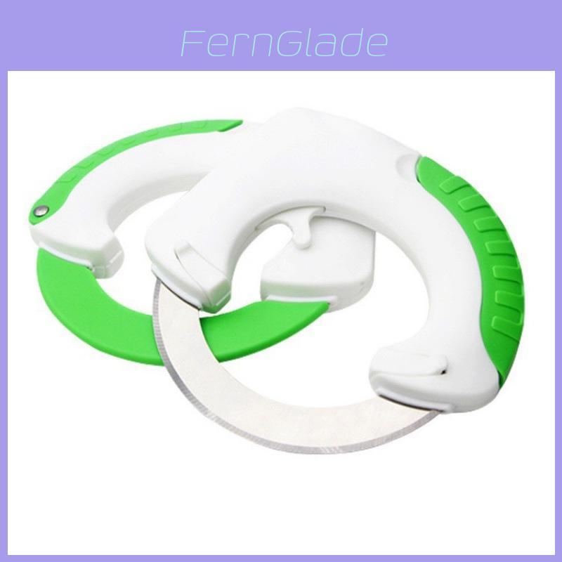 Multifunctional Circular Kitchen Knife With Stainless Steel Blade For Cutting Vegetables Pizza Cake