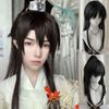 Vysoký culík Pánské Hanfu Cosplay Paruka Čínský Styl Dlouhé Rovné Vlasy Starobylá Hanfu Paruka Pro Začátečníky