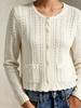 2026 Autumn/Winter European-American Cross-Knit Cardigan: Chic, Versatile Fashion