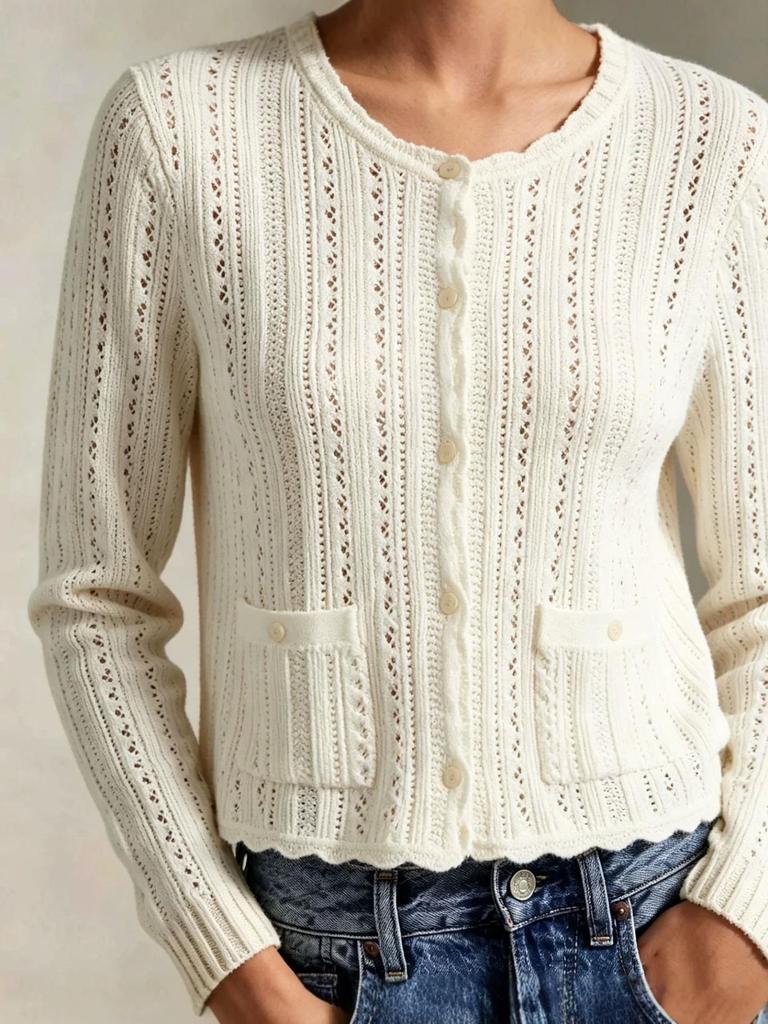 2026 Autumn/Winter European-American Cross-Knit Cardigan: Chic, Versatile Fashion