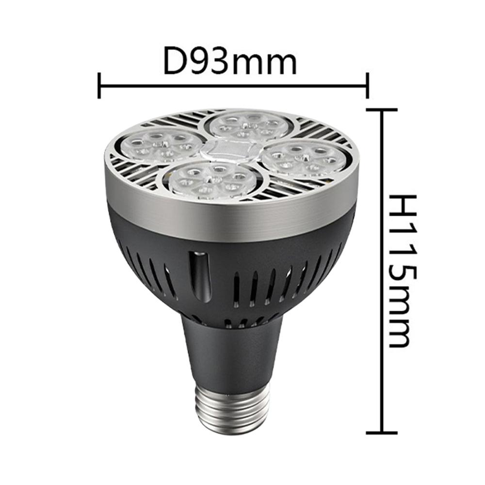 35W PAR30 Led Light 220v Track Bulb E27 Par Lamps 24degree Beam Cool Neutral Warm White Spotlights Save Energy Living Room