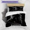 3pcs Rapper2 Cover Set - Personalized Name, HD Printed Bedding with 1 Cover and 2 Pillowcases - Perfect for Home Decor, Easy Care