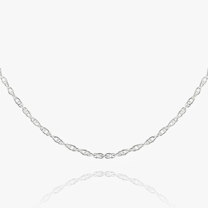 925 Silver Rope-style Chain Silver Necklace