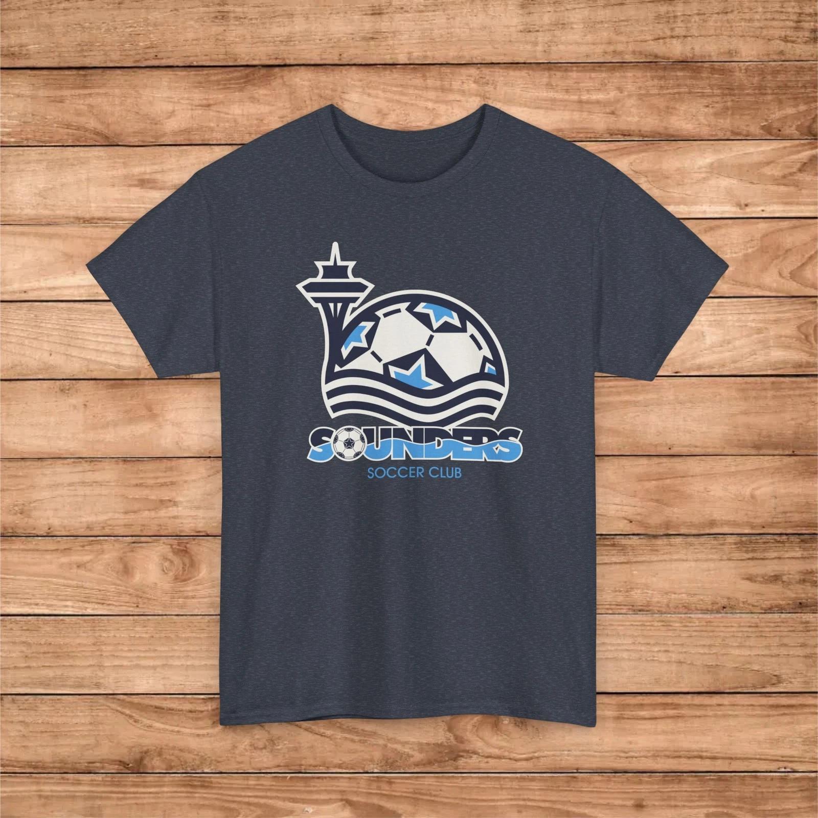 Seattle Sounders 1983 Vintage Soccer Premium Unisex T shirt S