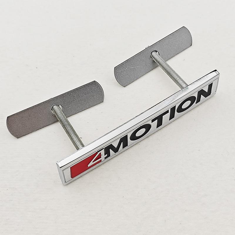 SVLHP1 3D Car 4MOTION Emblem Logo Trim Front Hood Grille Badge Rear Trunk Sticker For VW Volkswagen Polo Golf Passat Jetta Accessories