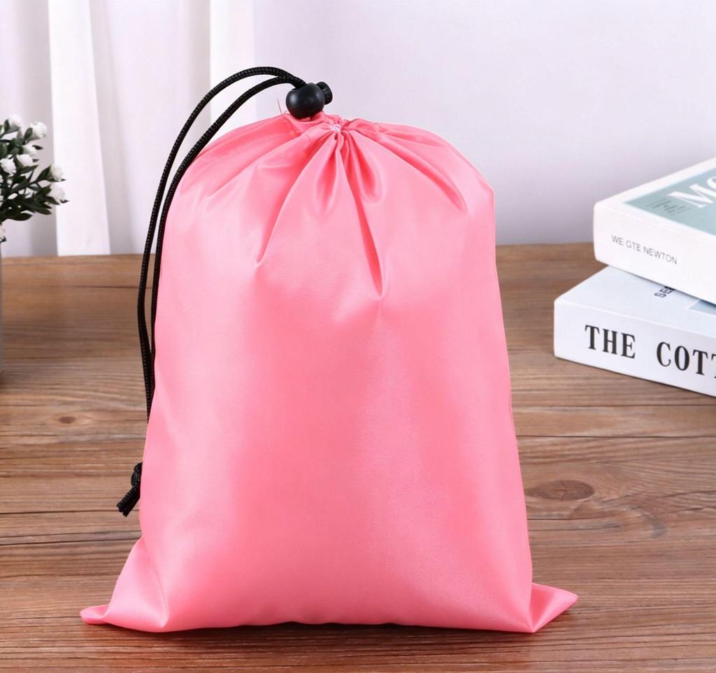 Custom Polyester Drawstring Bag for Clothing Packaging and Storage