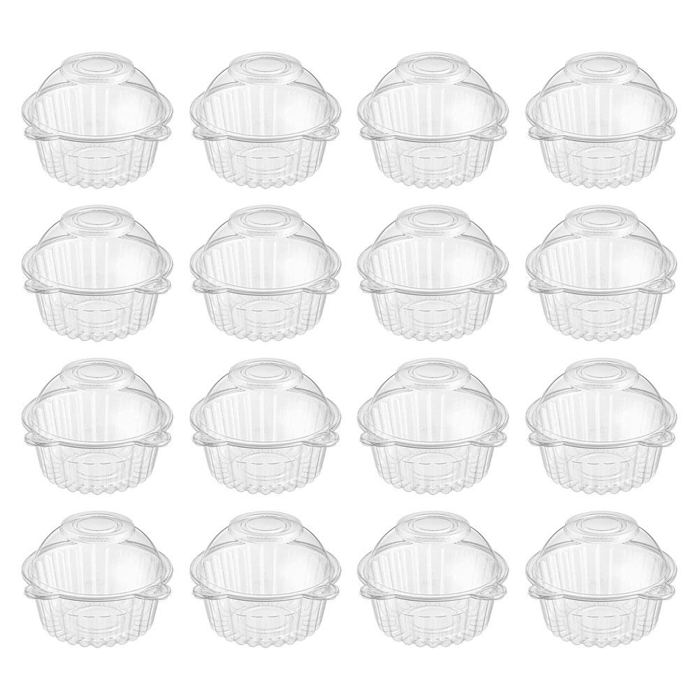 

50pcs Cake Storage Case Cake Carrier Container Fresh Keeping Box Cake Packaging Box прозрачный