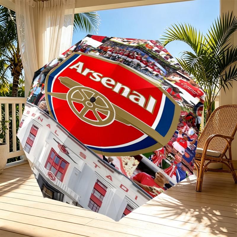 football team.C Print Automatic Open Close Umbrella, Portable Foldable Umbrella, for Outdoor Commute Camping Trip, Ideal Birthday Gift