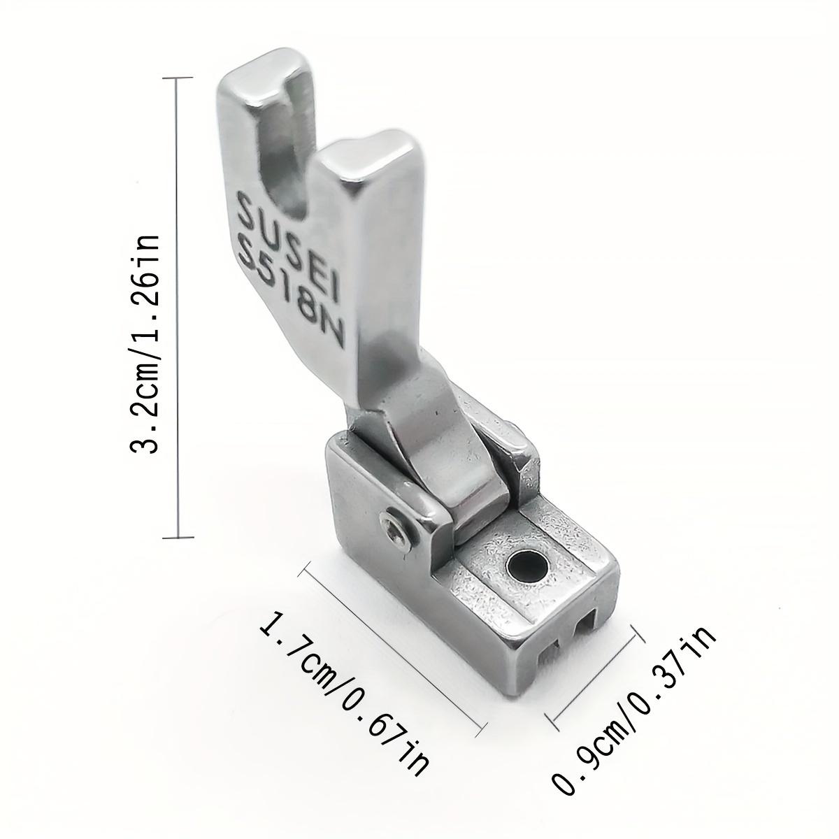

1 шт. Промышленная швейная машина челночного стежка S518N Лапка для потайной молнии Специальная лапка для потайной молнии 1pc