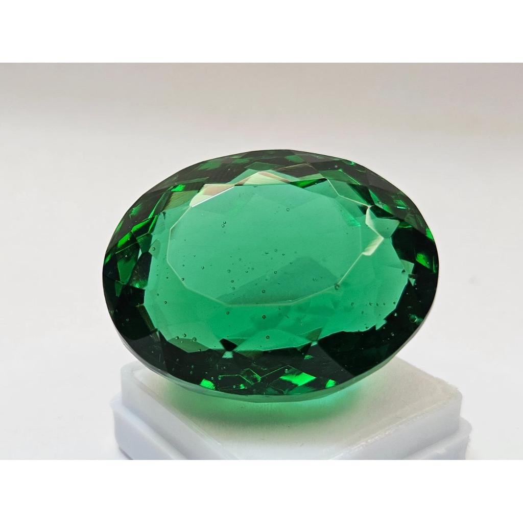 Certified Emerald Green Color Colombian Oval Cut 80 Ct Fabulous Loose Gemstone