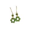 Elegant Gold-Plated Jade Earrings for Women - 925 Sterling Silver, Light Luxury, Perfect Gift