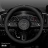 NEW For Mazda 2 3 5 6 CX-4 CX-5CX-7CX-8CX-30CX-50 MX5 Miata RX-7 RX-8 Axela Atenza Car Carbon Fiber Leather Steering Wheel Cover