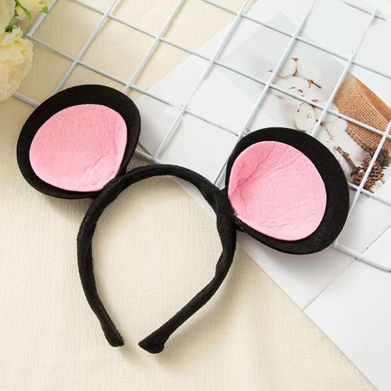 Adorkable Mouse Makeup Headpiece for Proms Birthday Hairbands Fun Headwear Kids Hair Headwear for Children