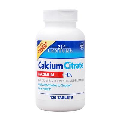 Citrat de calciu maxim + vitamina D3, 120 de comprimate