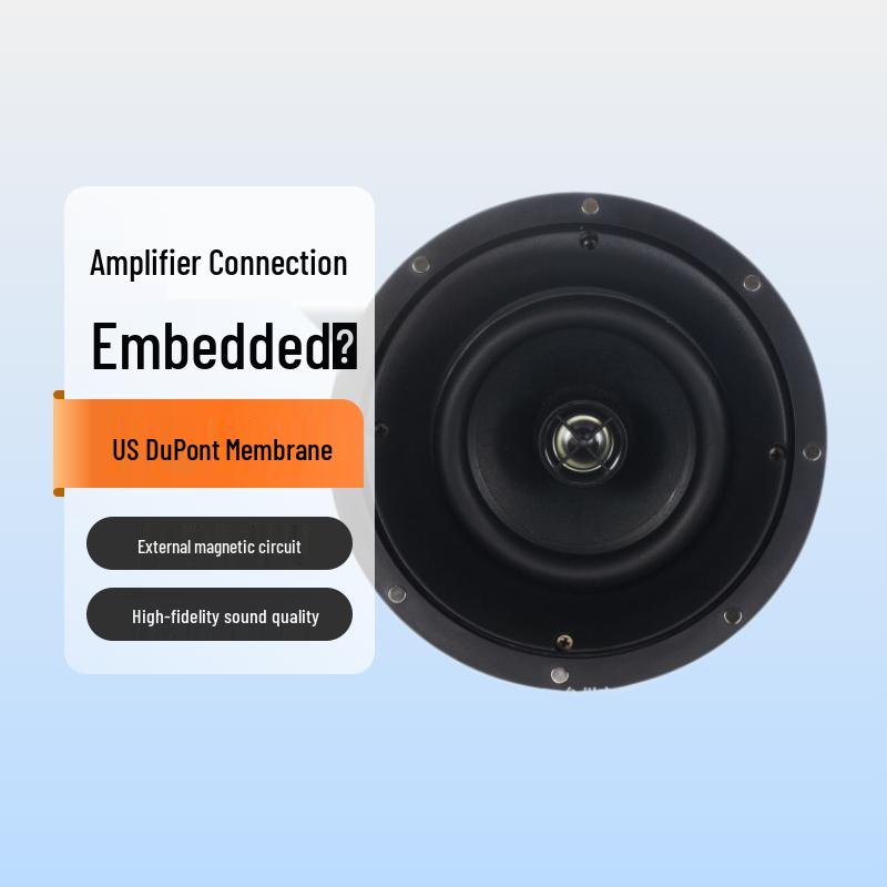 Tianlai Built-in HiFi Coaxial Ceiling Speaker for Home & Shop Background Music