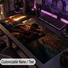 Custom Text Big Mousepad, Extended Desk Pad For Laptop Work GameA Nightmare On Elm Street Freddy Krueger