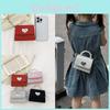 Stylish New Children's Handbag For Girls With Pearl Accents Cute Crossbody Purse