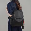 Women's Genuine Leather Fashion Backpack - Lightweight, Versatile, Large Capacity for Junior High School & Travel.