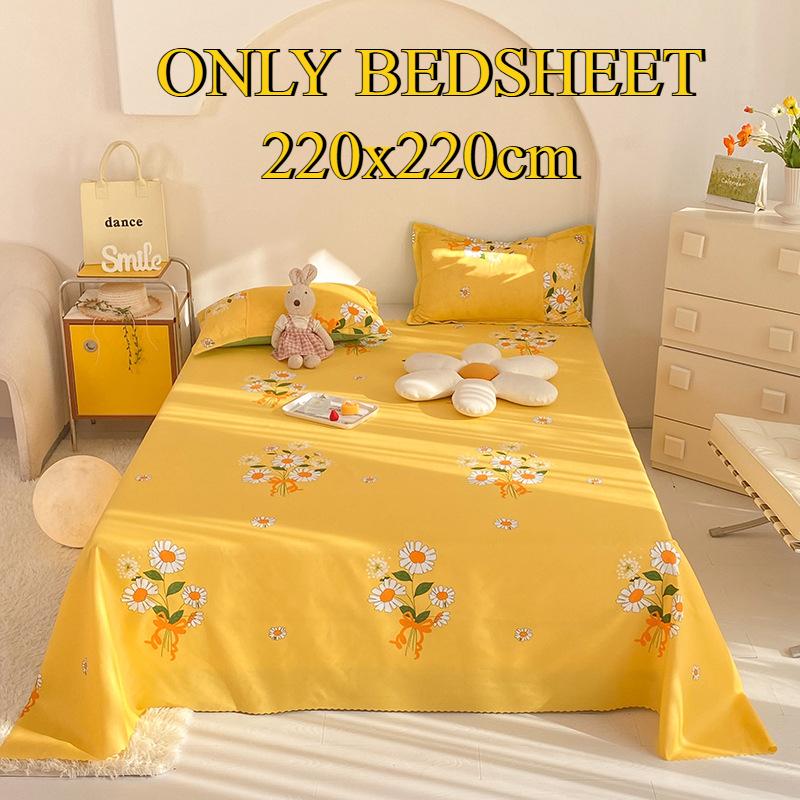 Bettlaken Hautfreundlich Gebürstet Verdickt Doppel Einzelbett Mehrspezifikationslaken für Alle Jahreszeiten