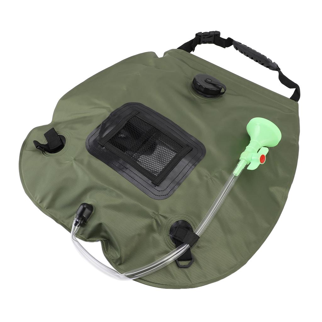 20L Duschbeutel Leicht Tragbar Camping Bade Duschbeutel für Outdoor OD Grün