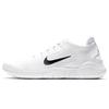 Free RN 2018 Bianco Nero Uomo Sneakers 942836-100