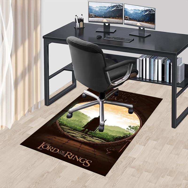 1pc Lord of the Rings Carpet, for Home & Office Decor, Desk Chair Carpet, Festive Gift,Conference Room CarpetL1222