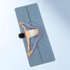 TPE Yoga Mat with Alignment Lines