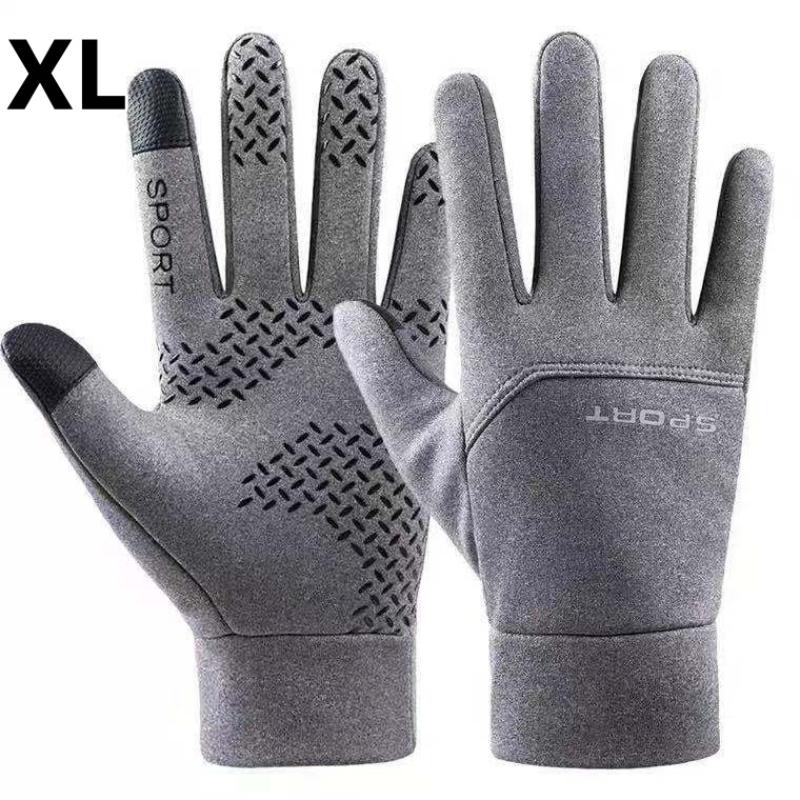 Jesenné Zimné Vonkajšie Cyklistické Rukavice Posilňovňa Fitness Šport Beh Teplé Dotykový Displej Protišmykové Rukavice Motocyklové Rukavice Pánske Čierne A7
