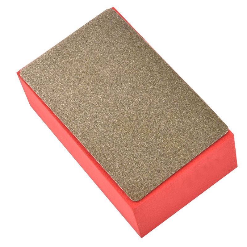 Fliesen Anfas- & Polierpad: Karborund Handschleifscheibe