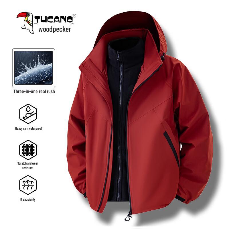 Tucano Men's 3-in-1 Outdoor Graphene Thermal Jacket