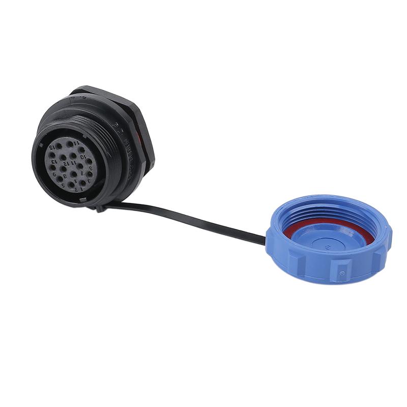 WEIPU SP21 SP2112/S Female Socket Industrial Electrical Connector Waterproof Bulkhead Panel Mount 2 3 4 5 6 7 8 9 12 15Pin