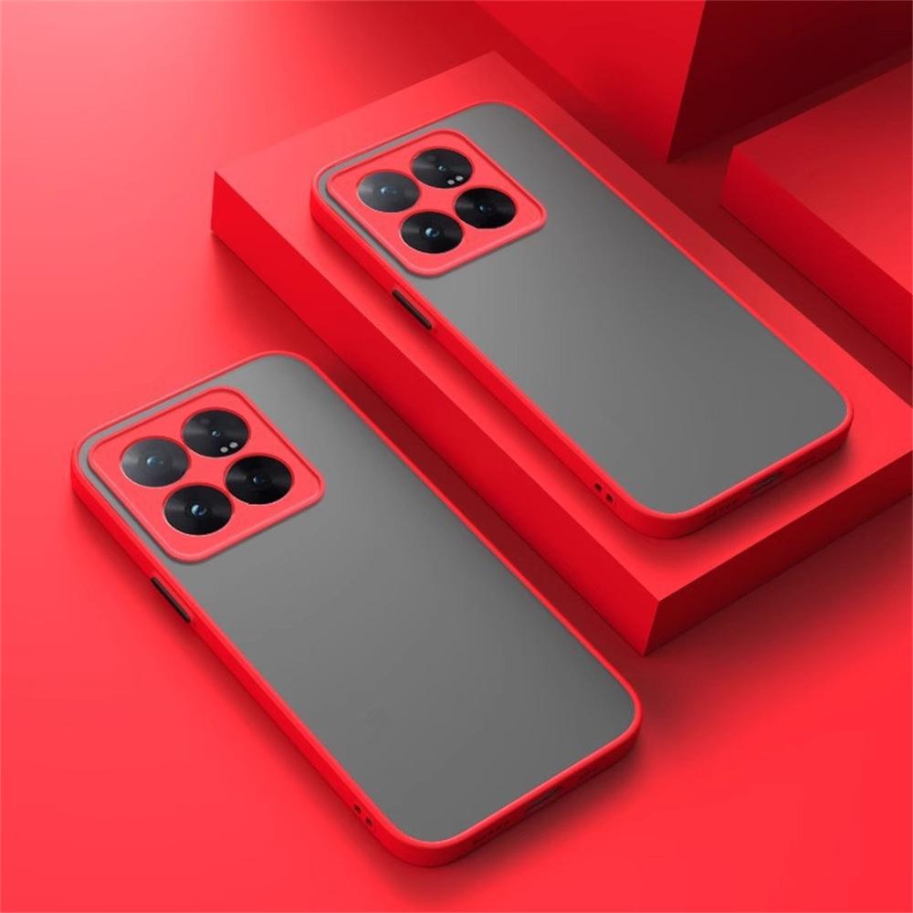 Luxury Matte Transparent Phone Case for Poco X6 Pocophone X6 Pro 5G Shockproof Cover Cases